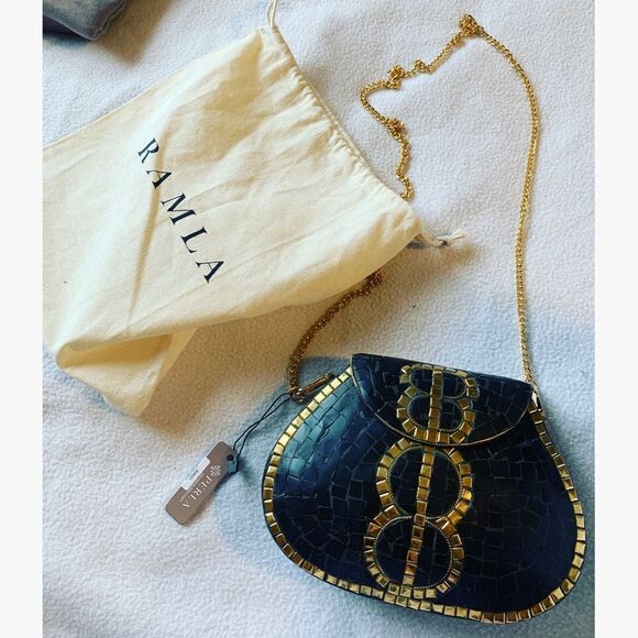 Black and gold boho purse - Picture 3 of 4